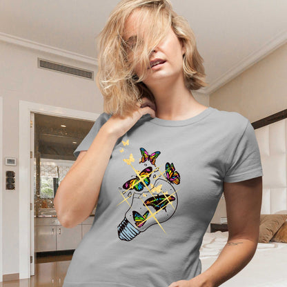 "Butterflies and Light" Women's T-shirt Short-Sleeve Gildan 64000